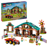 LEGO Friends Farm Animal Sanctuary, Playset with Tractor Toy for 6 Plus Year Old Girls, Boys & Kids, Role-Play Set Includes 3 Character Figures, 5 Animals and Food Accessories 42617