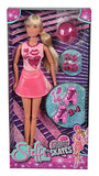 SIMBA - Simba 105733268 glitter skates toy doll, multi-colour