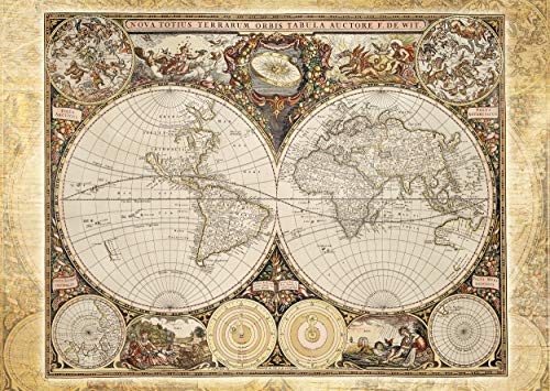 Schmidt Jigsaws SCH58178 Historical Map of the World (2000 Pieces)