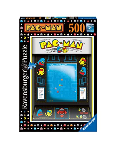 Ravensburger 4005556169313 500 piece puzzle - pac-man arcade game adult