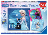 Ravensburger disney frozen 3x 49pc jigsaw puzzles
