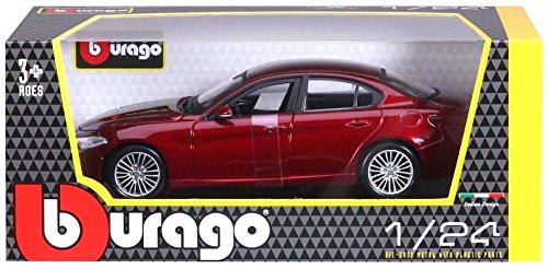 Bburago - Motor Vehicles - Non Riding Toy Vehicle - Bburago 15621080 - 1:24 Alfa Romeo Giulia vehicle, assorted colors - Model: GLT21080