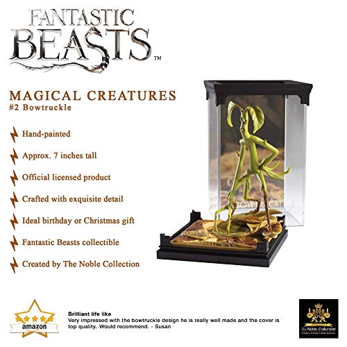 The Noble Collection - Magical Creatures Bowtruckle - Hand-Painted Magical Creature #2 - Officially Licensed Fantastic Beasts Toys Collectable Figures - For Kids & Adults