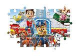 Clementoni 23753, paw patrol supercolor maxi puzzle for children - 104 pieces, ages 4 years plus