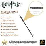 The Noble Collection - Professor Severus Snape Character Wand - 13in (33.5cm) Harry Potter Wand With Name Tag - Harry Potter Film Set Movie Props Wands
