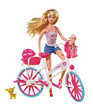 SIMBA - Simba 29cm steffi love bike tour doll