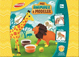 JOUSTRA - Modella your animals - Savana animals: Giraffa and Leone
