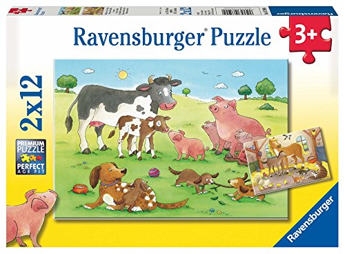 Ravensburger 07590 4 “animal’s children puzzle (24-piece)