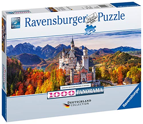 Ravensburger adult puzzle 15161 neuschwanstein castle in bavaria, size: approx. 98 Cm x 37.5 Cm