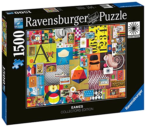 Ravensburger 16951 eames house of cards 1500 piece jigsaw puzzle for adults & kids age 12 years up, multicolour