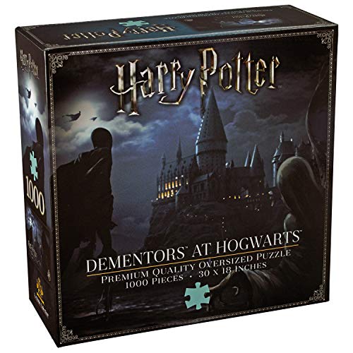 The Noble Collection Harry Potter Dementors at Hogwarts 1000pc Jigsaw Puzzle - 30 × 18in (76 x 46cm) Oversized Puzzle - Harry Potter Film Set Movie Props Gifts