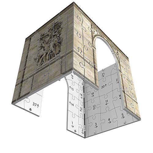 Ravensburger arc de triomphe, 216pc 3d jigsaw puzzle