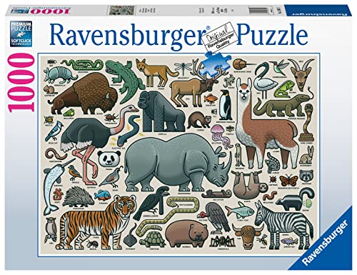 Ravensburger you wild animal 1000 piece jigsaw puzzles for adults & kids age 12 years up