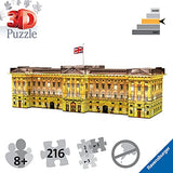 Ravensburger buckingham palace 3d jigsaw puzzle for adults and kids age 8 years up - night edition with led lighting - 237 pieces - london, england