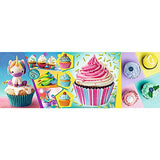 Trefl - 1000 pieces Panorama Puzzle - Colorful Cupcakes