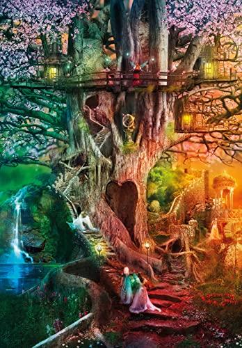 Clementoni 31686 collection-the dreaming tree-1500 made in italy, 1500 pieces, jigsaw, fantasy puzzles, adult fun, multicolour, medium