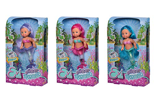 SIMBA - Evi love glitter mermaid / mermaid doll with tail that sparkles when shaken / only one item