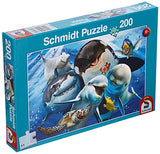 Schmidt Spiele 56360 Underwater Friends Children's Puzzle 200 Pieces, Colourful