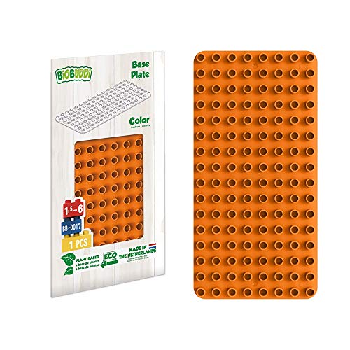 Liberty house toys orange biobuddi baseplate (bb-0017orange)