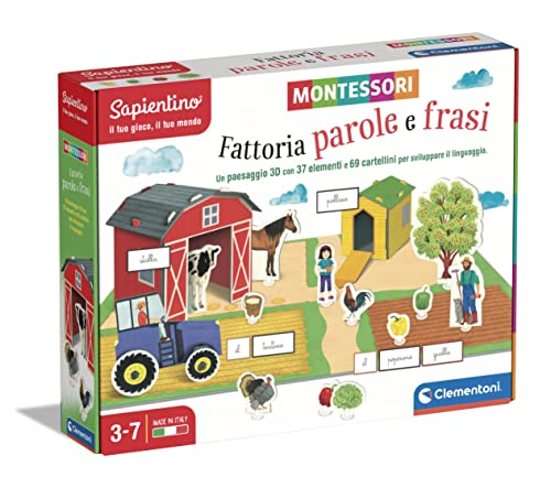 Clementoni Animaux Montessori Multicolore