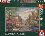 Schmidt Spiele 59675 GmbH Thomas Kinkade Cafe in Munich 1000 Piece Jigsaw Puzzle, Colourful