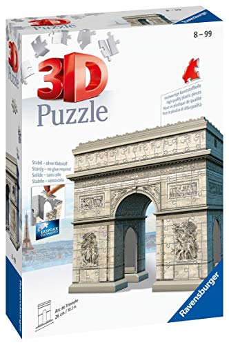 Ravensburger arc de triomphe, 216pc 3d jigsaw puzzle