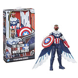 HASBRO - Marvel Studios Avengers Titan Hero Series Captain America Action Figure, 30-cm Toy, Includes Wings, for Children Aged 4 and Up