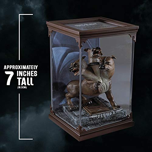 The Noble Collection - Magical Creatures Fluffy - Hand-Painted Magical Creature #13 - Officially Licensed 7in (18.5cm) Harry Potter Toys Collectable Figures - For Kids & Adults