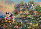 Schmidt 59639 Thomas Kinkade Disney Mickey Mouse Jigsaw Puzzle, 1000 Pieces