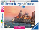 RAVENSBURGER - Puzzle 1000 Pieces, Italy, Mediterranean Places Collection, Adult Puzzles