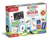 Clementoni 16357 sapientino collection-montessori 3 years, educational game to learn alphabet, numbers, shapes and colors-made in italy, multi-colored