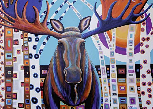 Ravensburger 13979 pz winter moose puzzle 1000 pieces fantasy, multicoloured