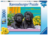 Ravensburger 129508 puppy life, puzzle 300 pieces xxl for children, recommended age 9+