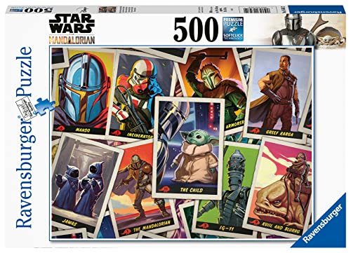 Ravensburger star wars the mandalorian, the child 500 piece jigsaw puzzle for adults and kids age years 10 and up