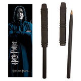 The Noble Collection Harry Potter Severus Snape Wand Pen and Bookmark - 9in (23cm) Stationery Pack - Officially Licensed Film Set Movie Props Wand Gifts