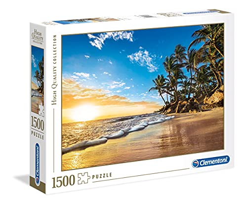 Clementoni 31681 - collection puzzle for children and adults-tropical sunrise-1500 pieces