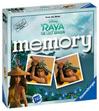 Ravensburger 20738 disney raya and the last dragon memory, the classic game for all raya fans, memory game for 2-8 players from 4 years
