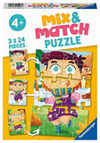 RAVENSBURGER - 3 x 24 Piece Puzzle - Mix & Match: Fashion Mix
