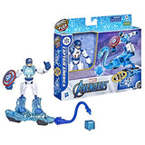 HASBRO - Hasbro Marvel Avengers Bend and Flex Missions Captain America Ice Mission Figure, 15-cm-Scale Bendable Toy for Ages 4 and Up, Multicolor, F5868