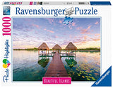 Ravensburger 169085 tropical islands jigsaw puzzle 1000 pieces