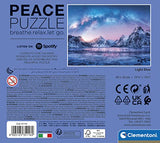 Clementoni 35116 peace mountain-500 made in italy, 500 pieces, landscapes, puzzle, fun for adults, multicolour, medium