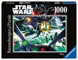 Ravensburger star wars x-wing cockpit 1000 piece jigsaw puzzle for adults & kids age 12 years up