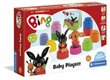 Clementoni - clemmy-brick playset bing characters and book-set soft buildings kids 18 months-made in italy, multicolor, 17693