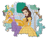 Clementoni 25736 disney princess supercolor princess-104 pieces-made in italy, 6 years old children’s, cartoon puzzles, multicolour, medium