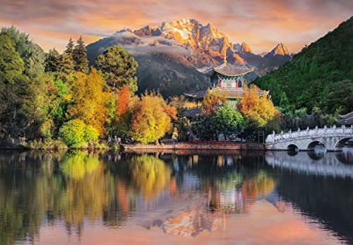 Clementoni 31688 collection-lijiang view-1500 made in italy, 1500 pieces, landscape puzzles, adult entertainment, multicolour, medium