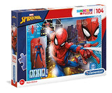 CLEMENTONI - Puzzles - Marvel Spider-Man - 104 Pieces - Super Color
