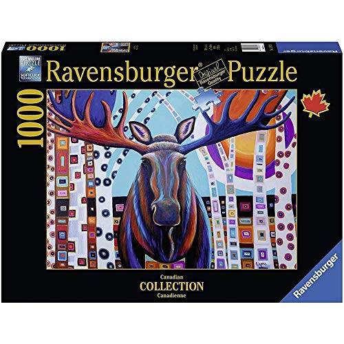 Ravensburger 13979 pz winter moose puzzle 1000 pieces fantasy, multicoloured
