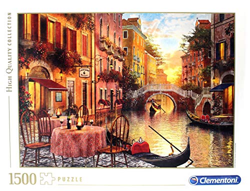 Clementoni 316687 clementoni-31668 collection-venice-1500 pieces, multicolored