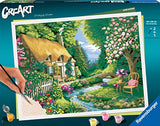 Ravensburger - creart premium cottage at the river paint adult 14+ years, 201549