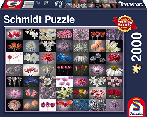 Schmidt Flower Collage Premium Quality Jigsaw Puzzle (2000-piece)